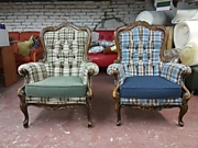 перетяжка кресла